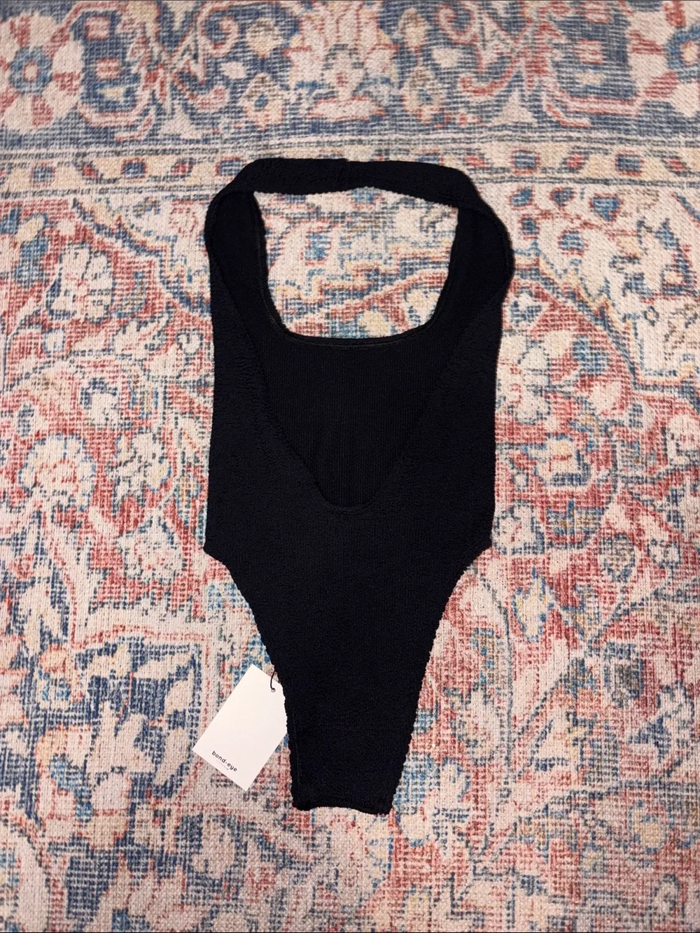 Bond Eye Ava One Piece Swimsuit in Black OS NWT